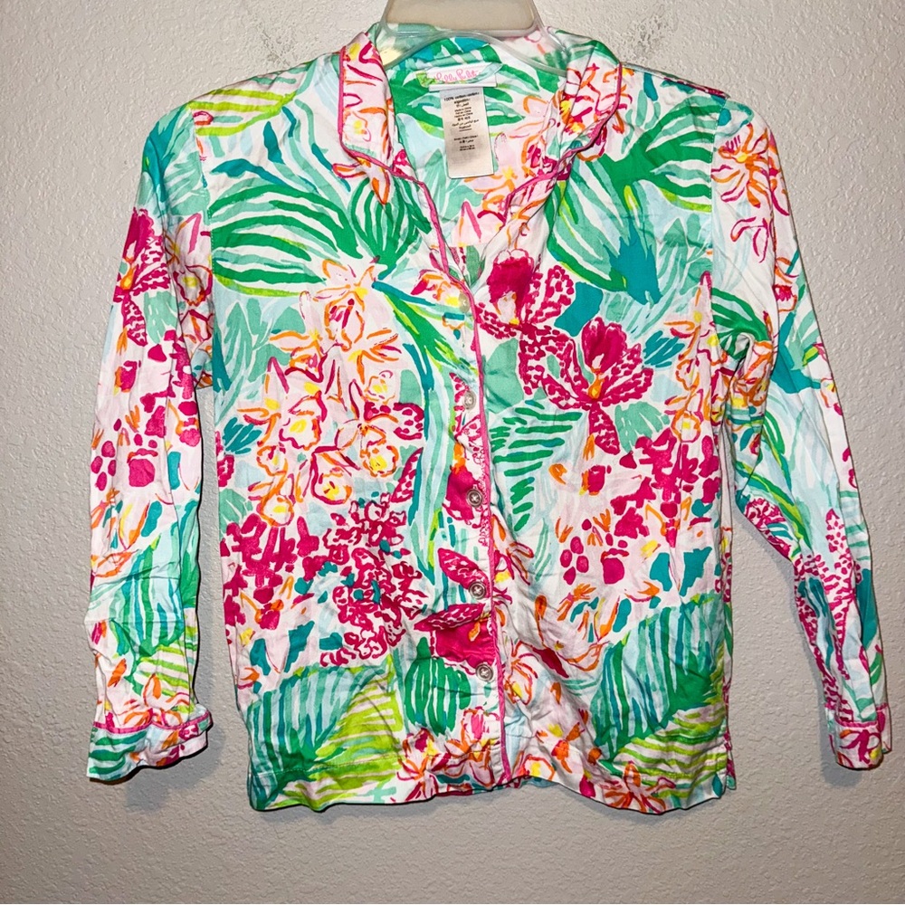 Lilly Pulitzer Pottery Barn Loose Fit Pajama Top